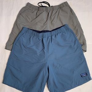 L.L. Bean Mens Supplex Swim Shorts Size Large